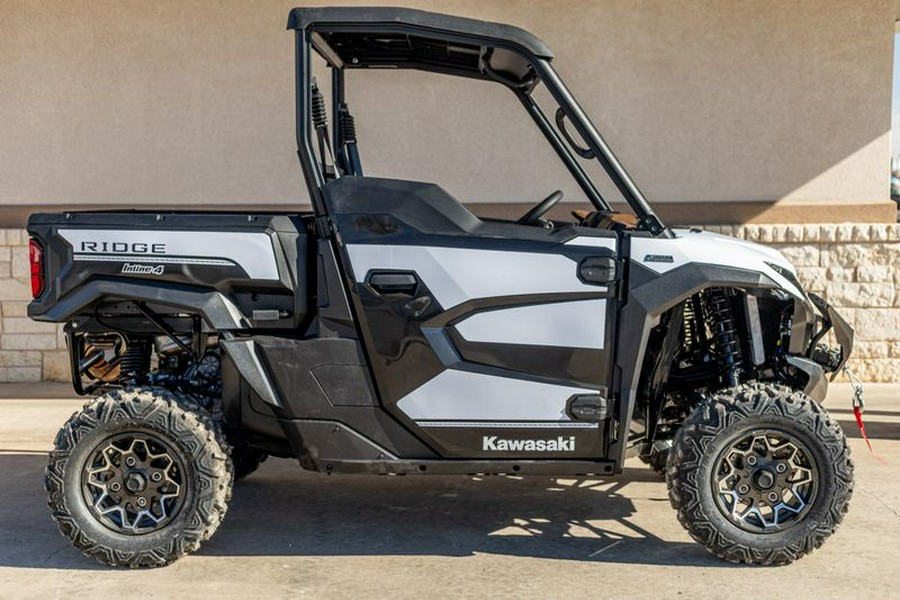 New 2024 KAWASAKI RIDGE RANCH EDITION METALLIC STARDUST WHITE