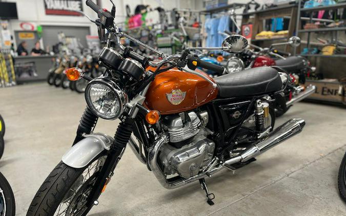 2023 Royal Enfield INT650 Orange Crush