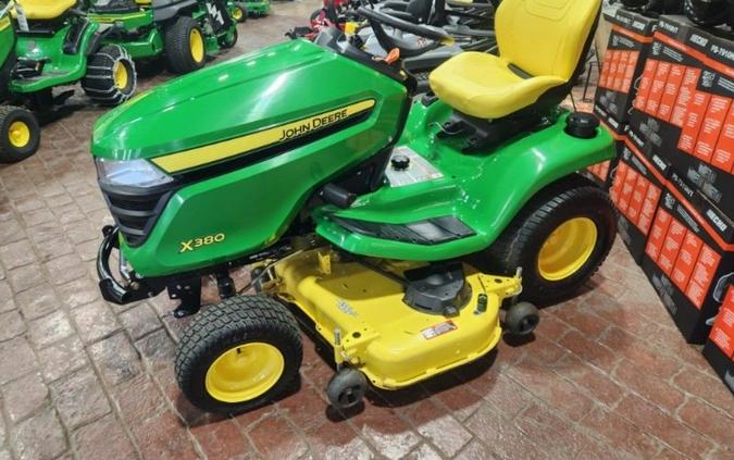 2022 John Deere X300 Select Series X380, 48-in. deck