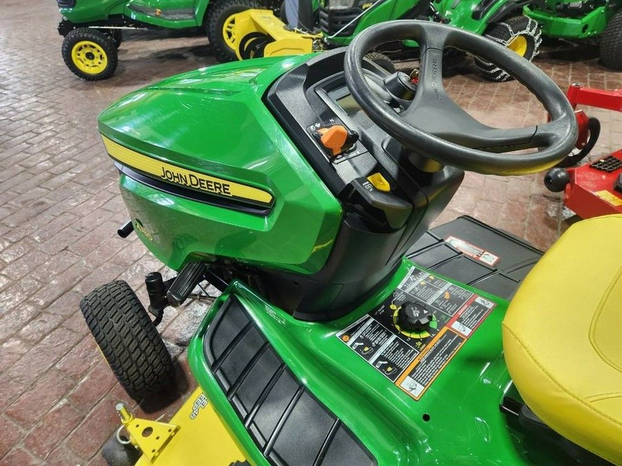 2022 John Deere X300 Select Series X380, 48-in. deck