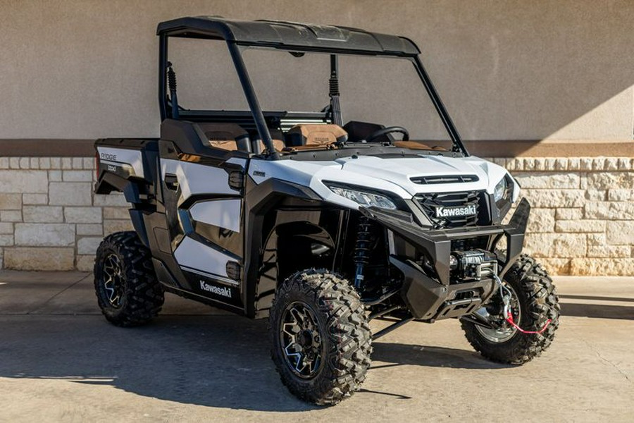 New 2024 KAWASAKI RIDGE RANCH EDITION METALLIC STARDUST WHITE