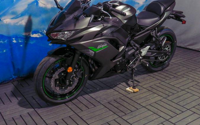 2024 Kawasaki Ninja® 650 Metallic Matte Graphenesteel Gray/Ebony