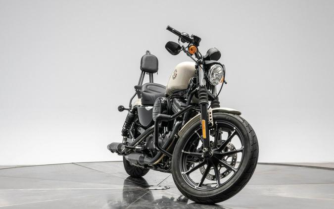 2022 Harley-Davidson XL883N Iron 883 in White Sand Pearl with 882 miles