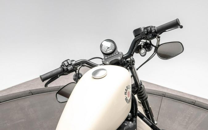 2022 Harley-Davidson XL883N Iron 883 in White Sand Pearl with 882 miles