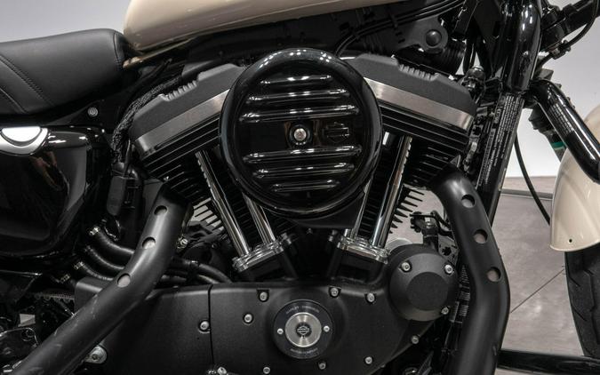 2022 Harley-Davidson XL883N Iron 883 in White Sand Pearl with 882 miles