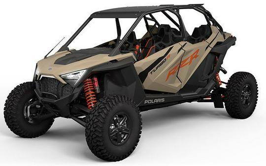 New 2024 POLARIS RZR TURBO R 4 ULTIMATE MILITARY TAN