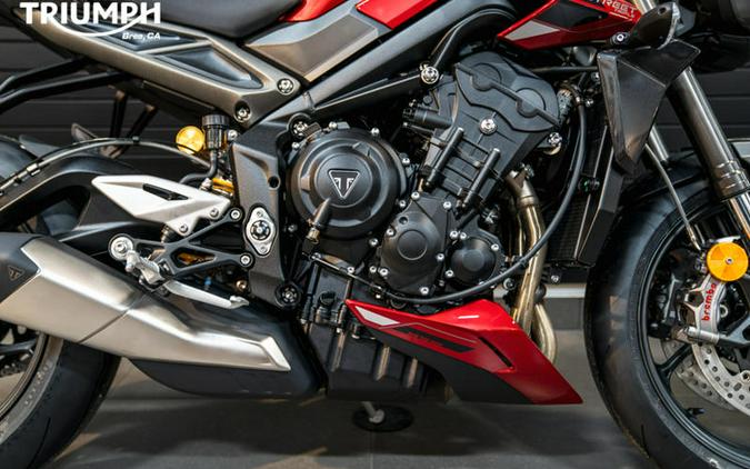 2024 Triumph Street Triple 765 RS Carnival Red