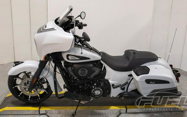 2024 Indian Chieftain Dark Horse Ghost White Metallic Smoke