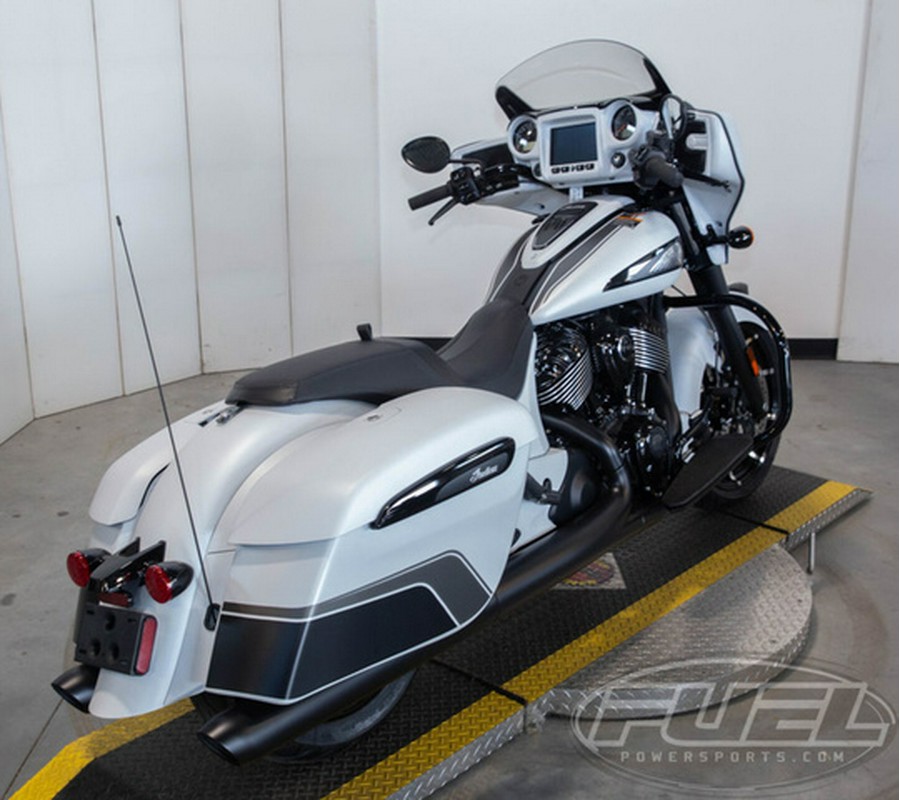 2024 Indian Chieftain Dark Horse Ghost White Metallic Smoke