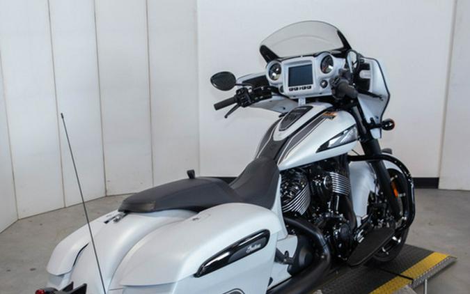 2024 Indian Chieftain Dark Horse Ghost White Metallic Smoke