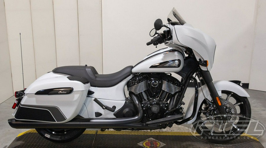 2024 Indian Chieftain Dark Horse Ghost White Metallic Smoke