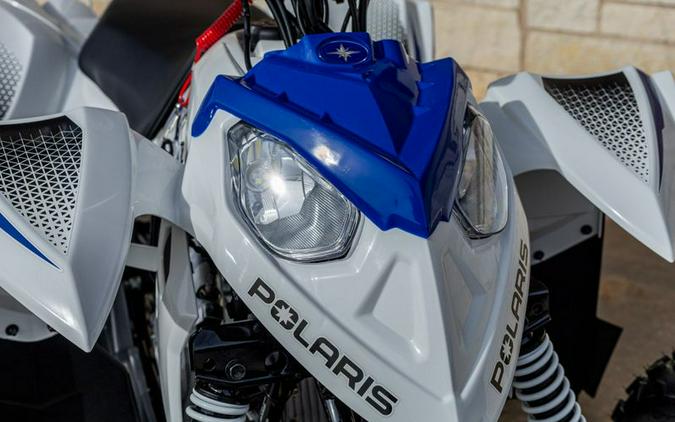 New 2024 POLARIS OUTLAW 110 BRIGHT WHITE POLARIS BLUE