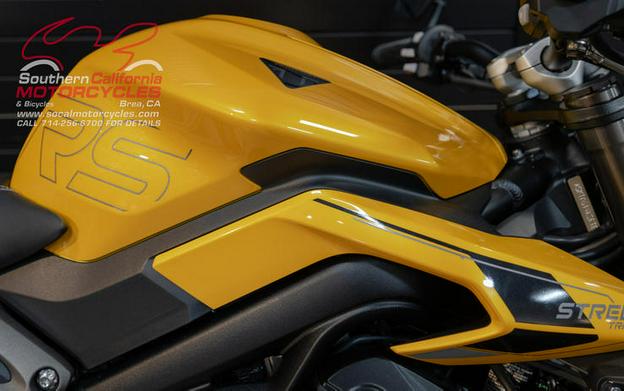 2024 Triumph Street Triple 765 RS Cosmic Yellow