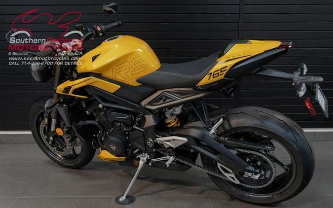 2024 Triumph Street Triple 765 RS Cosmic Yellow