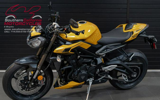 2024 Triumph Street Triple 765 RS Cosmic Yellow