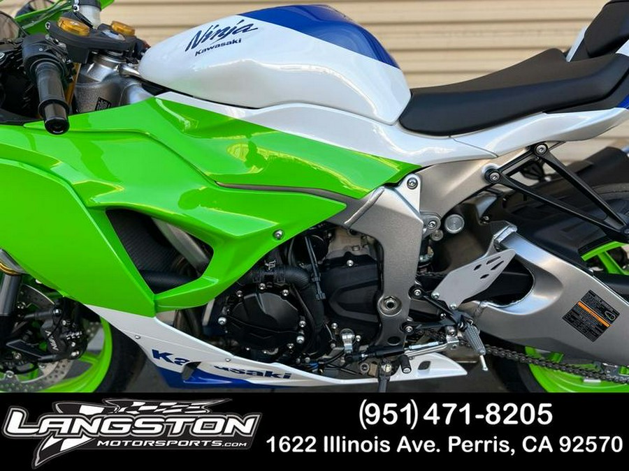 2024 Kawasaki Ninja® ZX™-6R 40th Anniversary Edition ABS