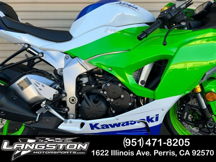 2024 Kawasaki Ninja® ZX™-6R 40th Anniversary Edition ABS