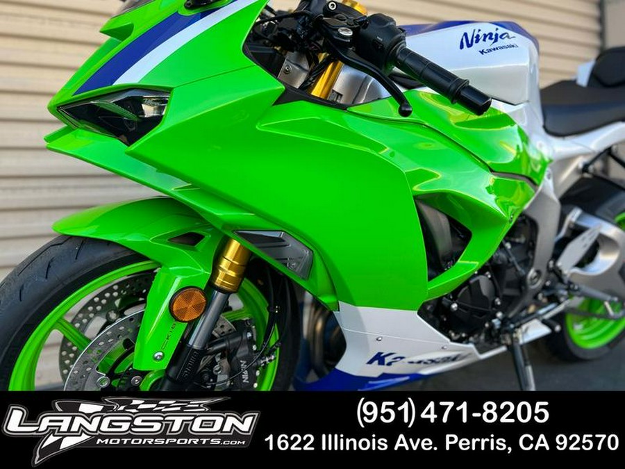 2024 Kawasaki Ninja® ZX™-6R 40th Anniversary Edition ABS