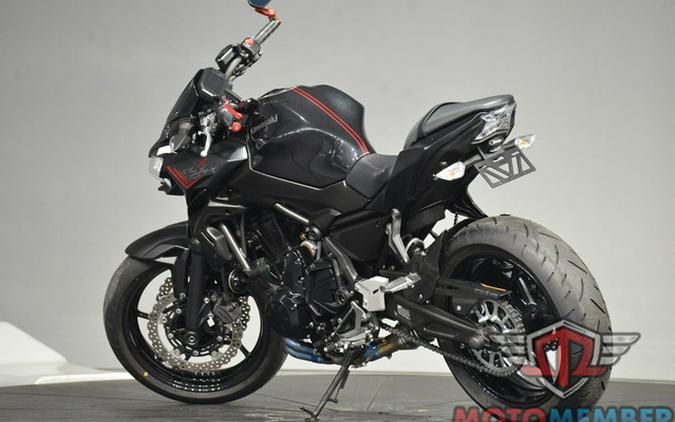 2020 Kawasaki Z650 ABS Metallic Black/Metallic Flat Spark Black