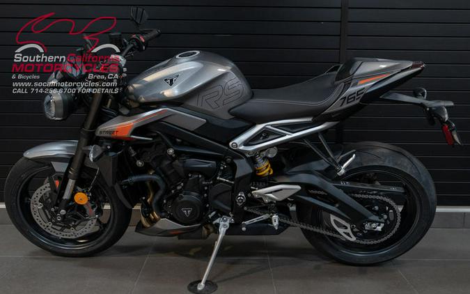 2024 Triumph Street Triple 765 RS Silver Ice