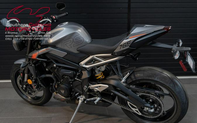 2024 Triumph Street Triple 765 RS Silver Ice