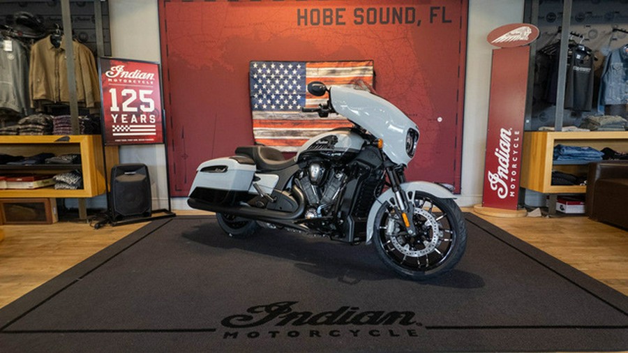 2026 Indian Chieftain PowerPlus Dark Horse 112 w/PowerBand Chalk with Black Metallic
