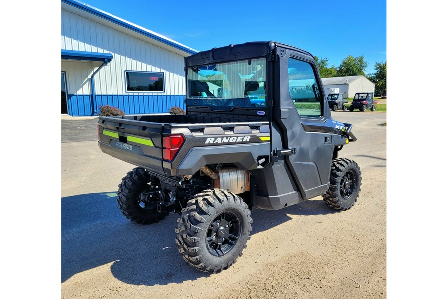 2023 Polaris Industries RANGER XP 1000 Premium Super Graphite with Lifted Lime Accents