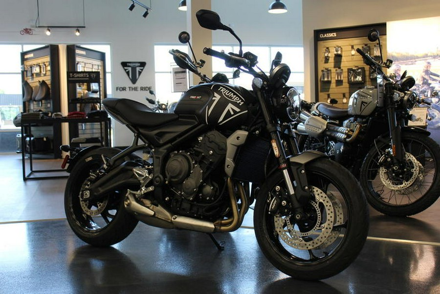 2024 Triumph Trident 660 Matte Jet Black/Matte Silver Ice