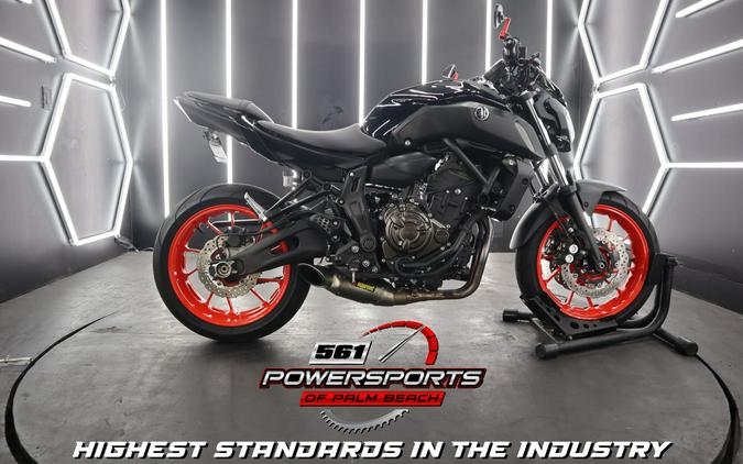 2019 Yamaha Motor Corp., USA MT-07