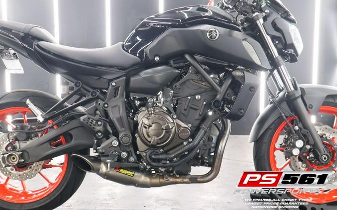2019 Yamaha Motor Corp., USA MT-07