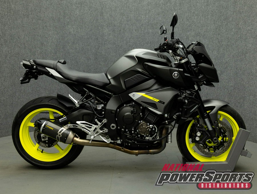 2018 YAMAHA MT10 W/ABS