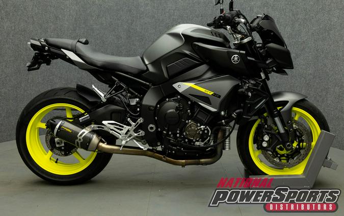 2018 YAMAHA MT10 W/ABS