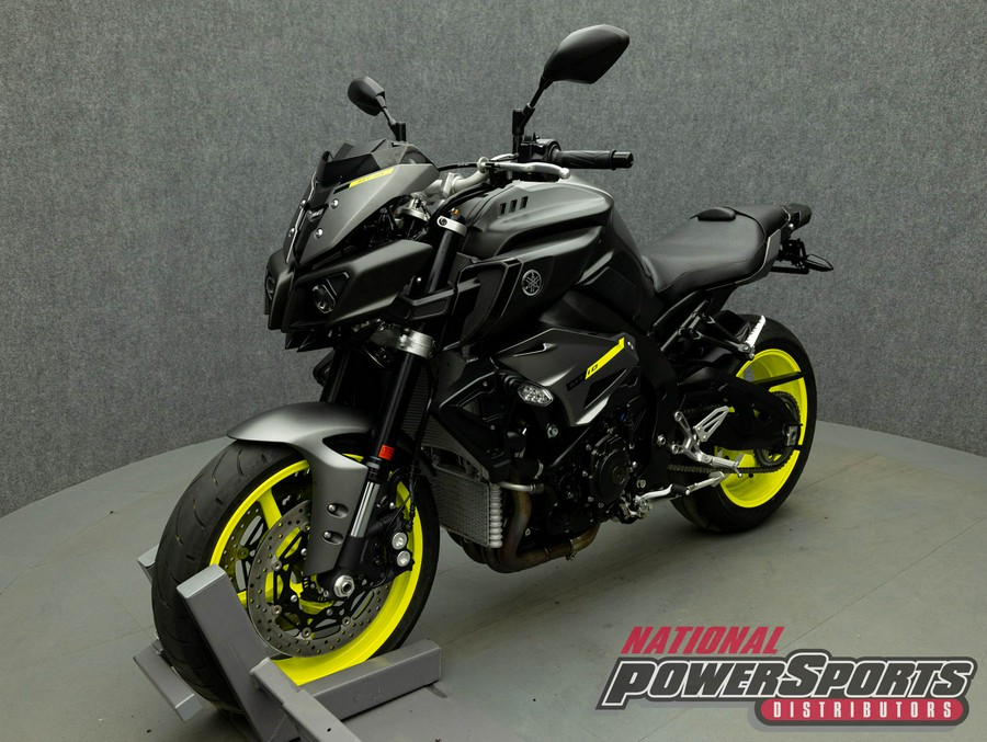 2018 YAMAHA MT10 W/ABS