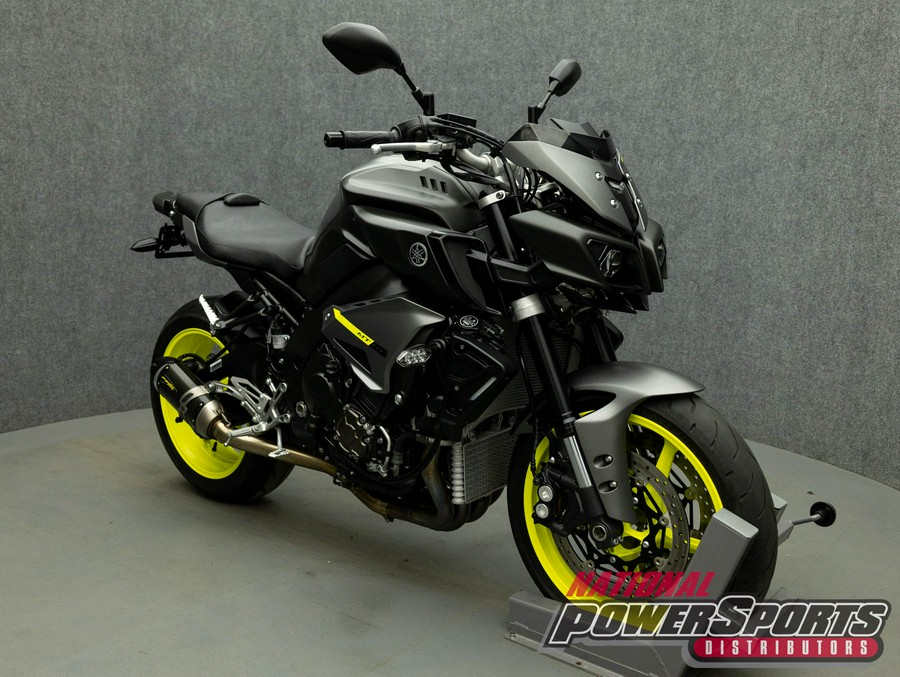 2018 YAMAHA MT10 W/ABS