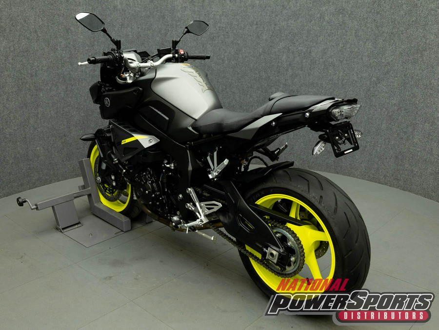 2018 YAMAHA MT10 W/ABS