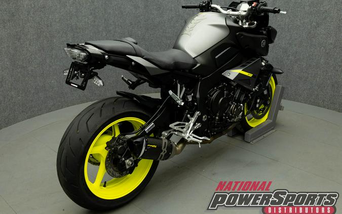 2018 YAMAHA MT10 W/ABS