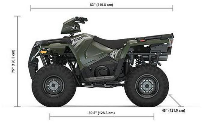 2020 Polaris Industries SPORTSMAN 450 H.O. Green. Only 752 miles!