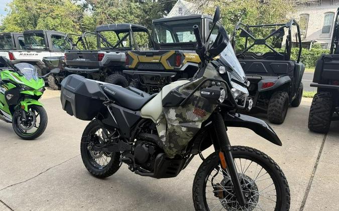 2025 Kawasaki KLR®650 Adventure ABS Cypher Camo Beige