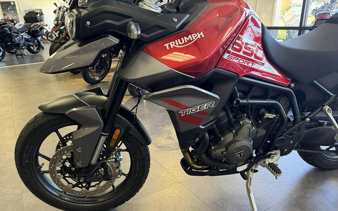 2025 Triumph Tiger 850 Sport Korosi Red / Graphite