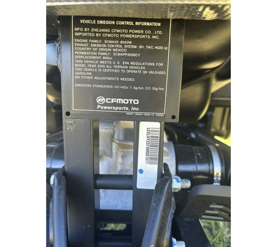 2025 CFMOTO CForce 800 Touring Camo