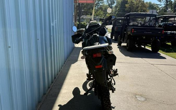 2025 Kawasaki KLR®650 Pearl Crystal White/Metallic Carbon Gray