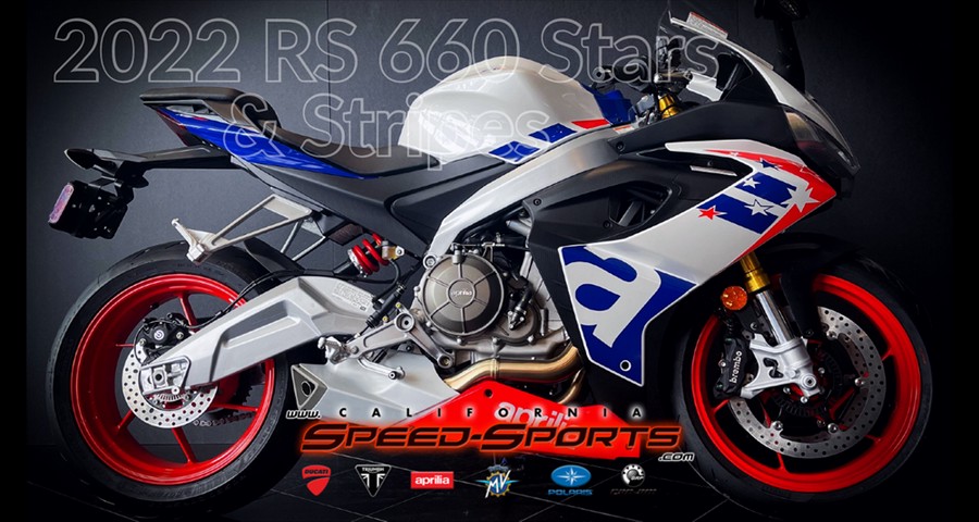 2022 Aprilia RS 660 SE Stars & Stripes