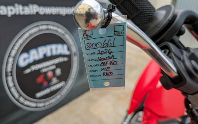 2026 Honda CRF150R Expert