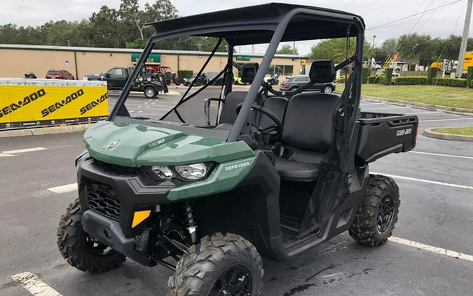 2024 Can-Am Defender DPS HD10 Tundra Green