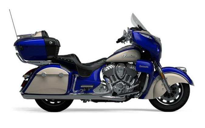 2024 Indian Roadmaster Spirit Blue Metallic/Silver Quartz Me