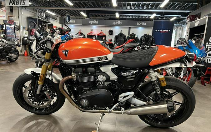 2025 Triumph Speed Twin 1200 RS Baja OrangeSapphire Black