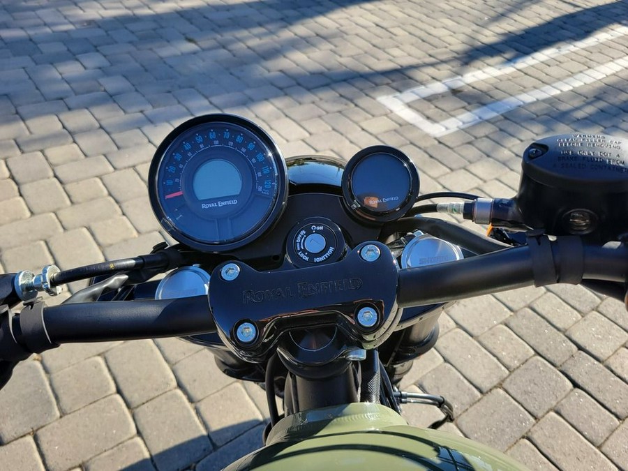 2026 Royal Enfield Shotgun 650 Green Drill