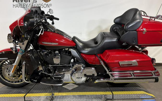 2011 Harley-Davidson Electra Glide Ultra Limited Two-Tone Cherry Red Sunglo/Merlot Sunglo
