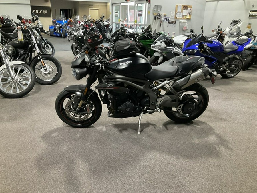 2019 Triumph Speed Triple RS Crystal White Metallic