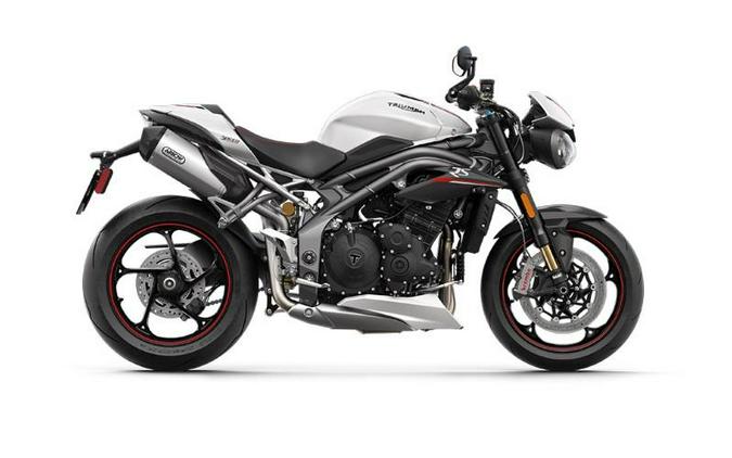 2019 Triumph Speed Triple RS Crystal White Metallic